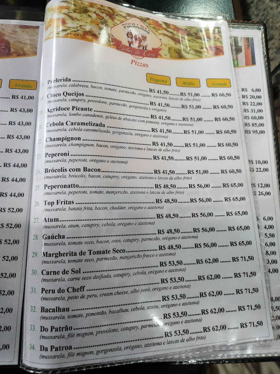 Menu Pizzaria Sabor De Casa-5